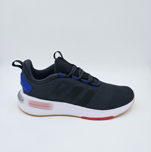 Adidas RACER TR23 Mens Running Shoes Carbon/CoreBlack/Royal Blue IG7328 - Picture 1 of 7